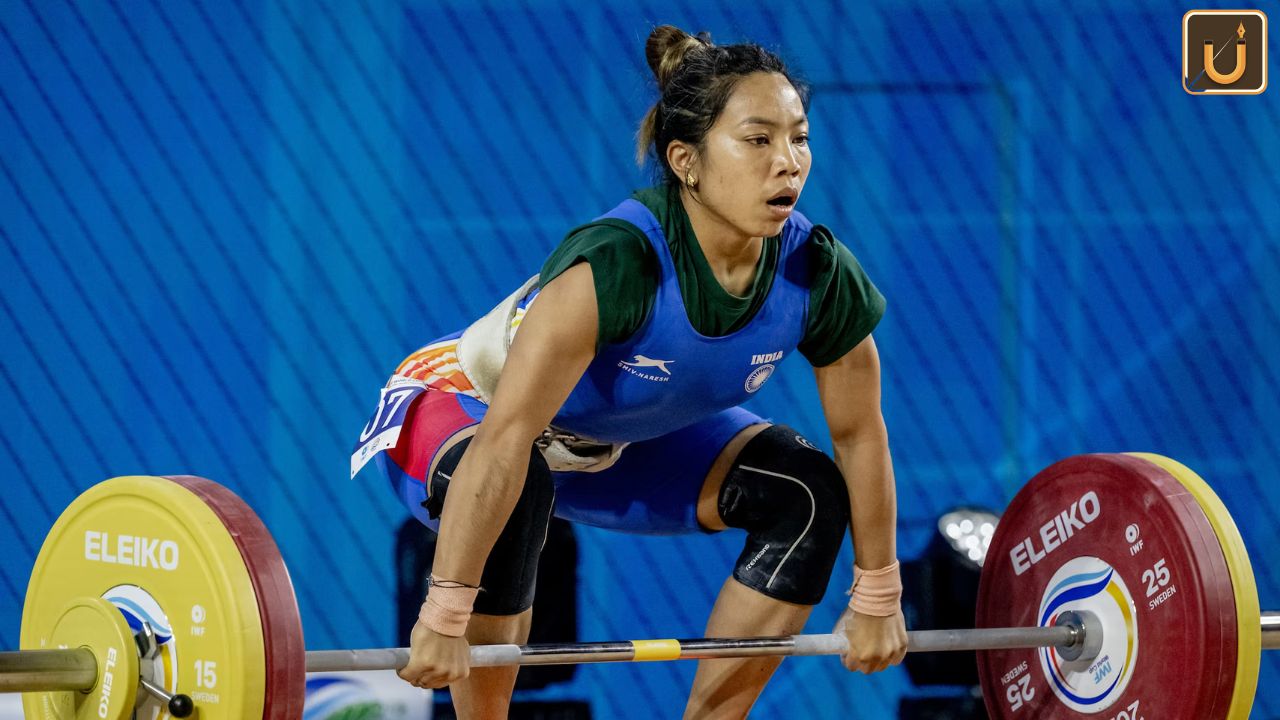 Usthadian Academy / Bindyarani Devi Wins Bronze, Mirabai Chanu Qualifies for Paris Olympics 2024 at IWF World Cup | 06 apr 2024 Usthadian Academy / Bindyarani Devi Wins Bronze, Mirabai Chanu Qualifies for Paris Olympics 2024 at IWF World Cup